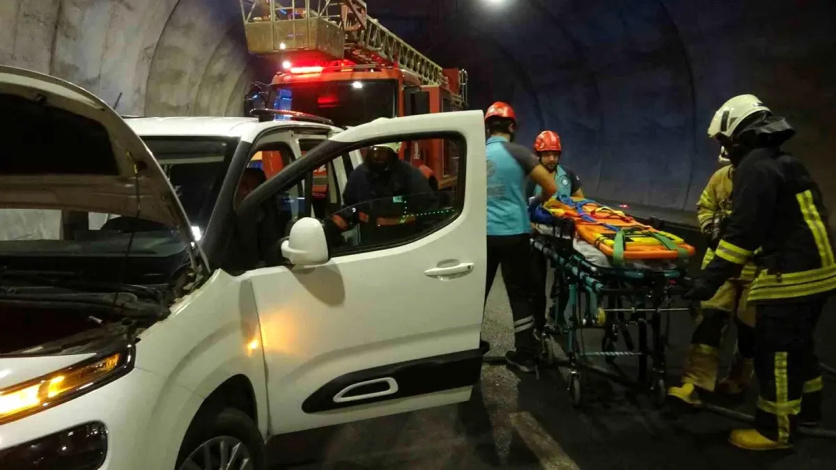 Troya Tüneli'nde Trafik Kazası Senaryosu Denemesi