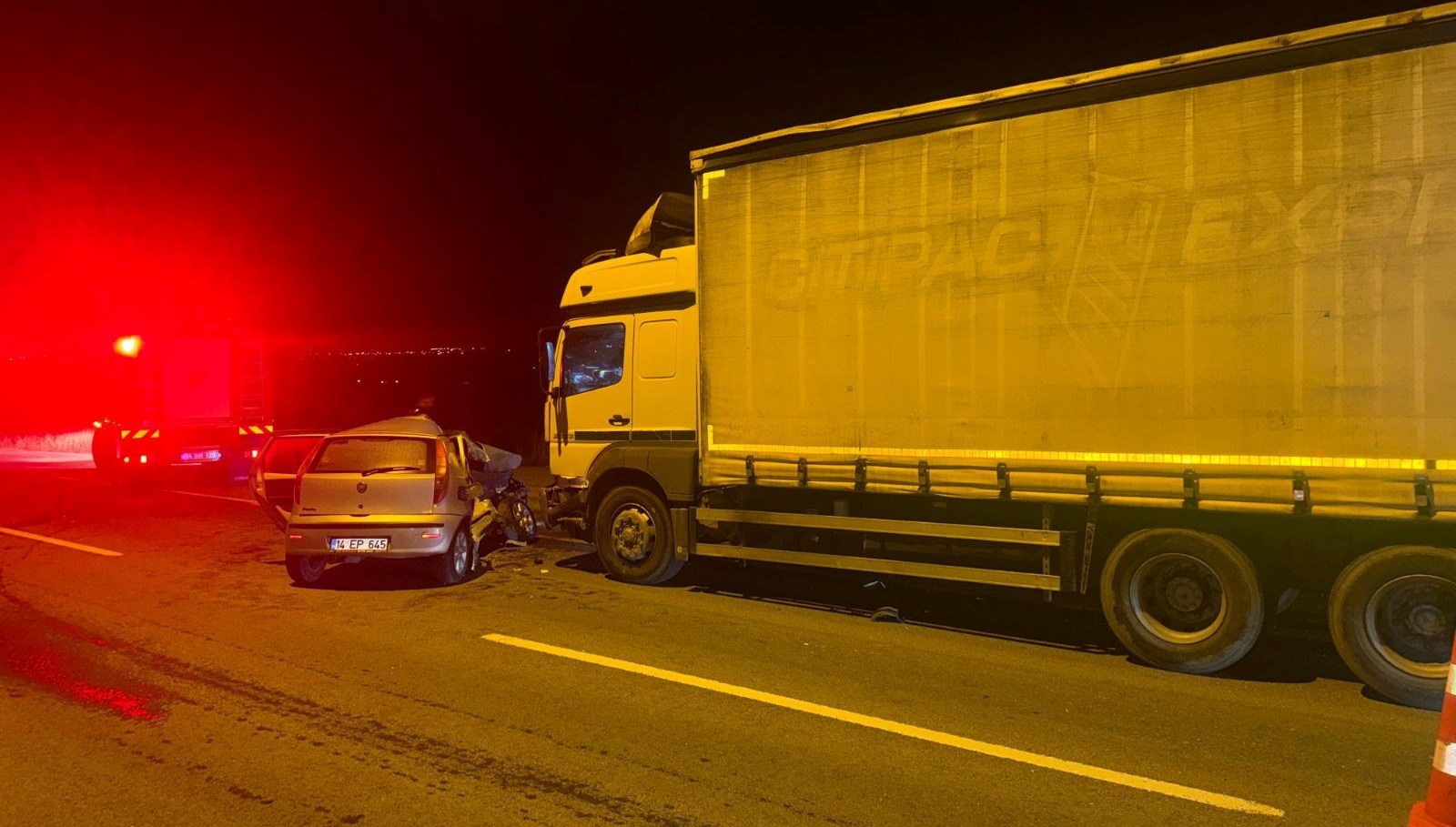 Bolu'da ciddi bir trafik kazası: Bir kişi yaşamını yitirdi.