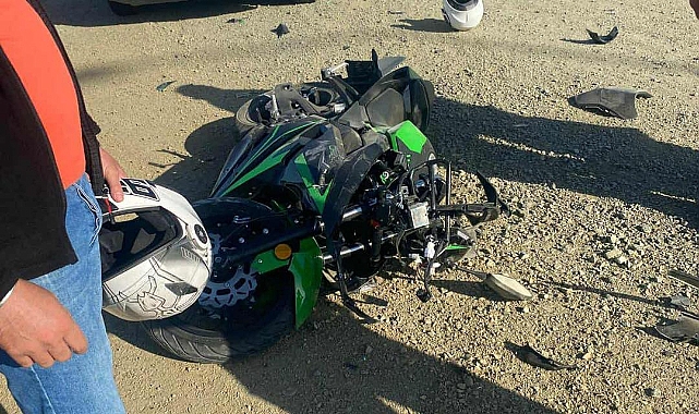 Tuzluca Yolunda Kaza: Motorcu Yaralı Halde Hastaneye Kaldırıldı