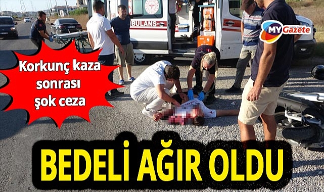 Antalya'da 14 yaşındaki genç tarafından yapılan kazanın masrafı 37 bin lira oldu!