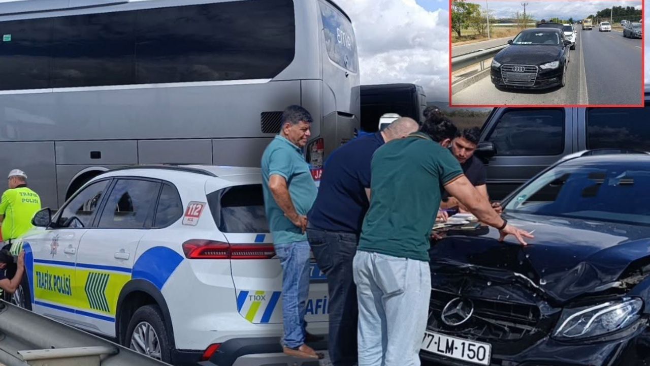 Antalya'da kaza izlerken kendi başlarına kaza yaptılar.