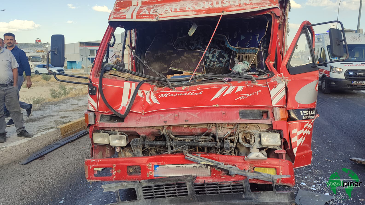 Karapınar'da Zincirleme Trafik Kazası: 2 Yaralı var