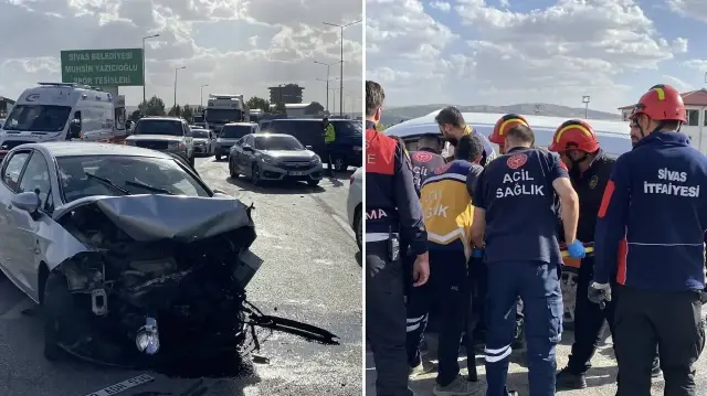 Sivas’ta ardışık kazada ölüler ve yaralılar var