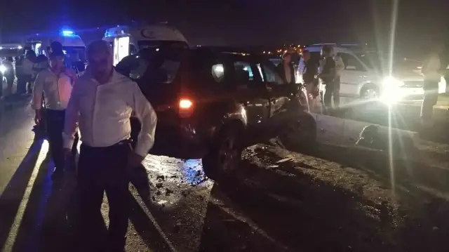 Batman'da ardışık trafik kazası: Yedi kişi yaralandı
