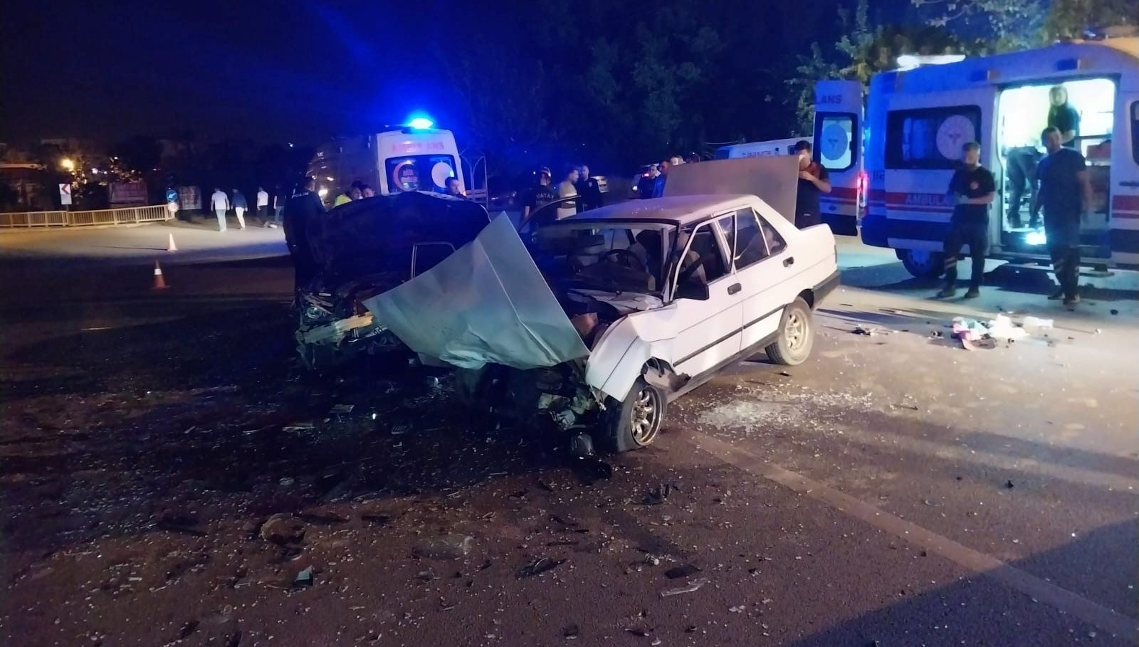 Hatay'da meydana gelen kaza sonucu 6 kişi yaralandı.