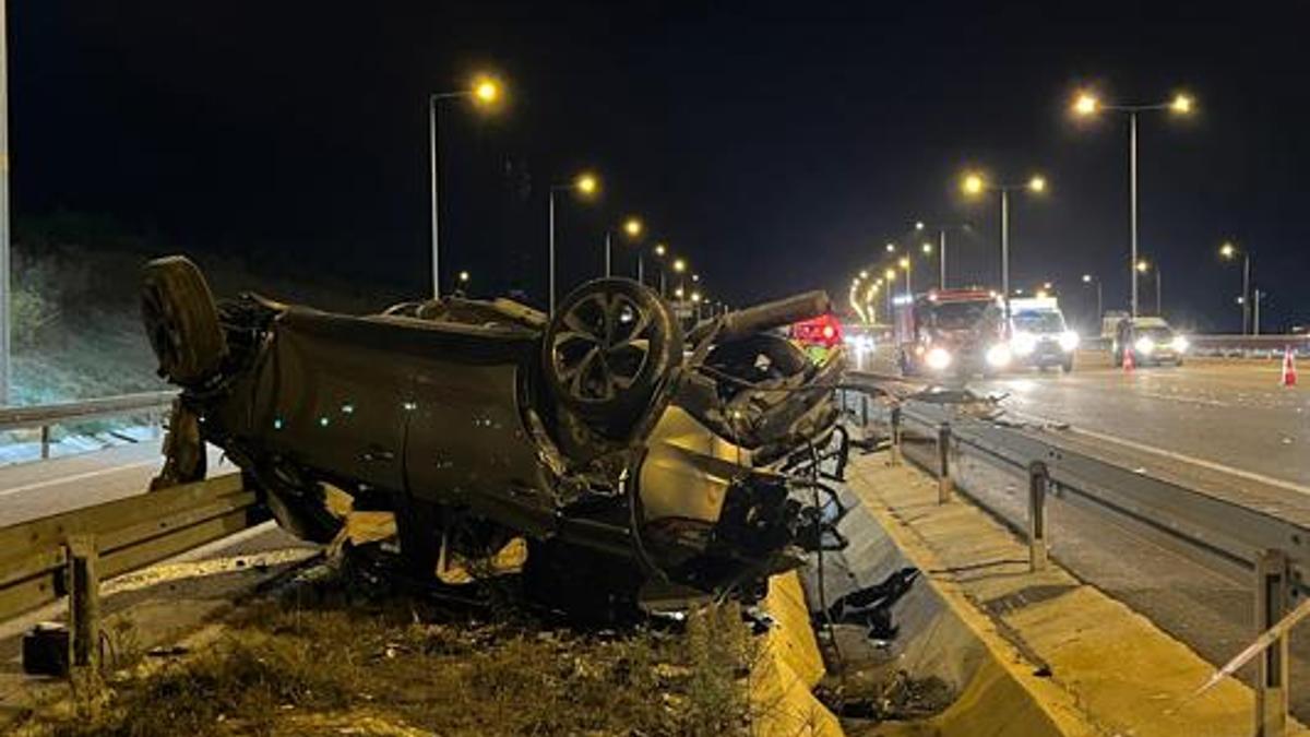 Kuzey Marmara Otoyolu'nda trafik kazası: 2 kişi hayatını kaybetti, biri çocuk 5 kişi yaralandı.