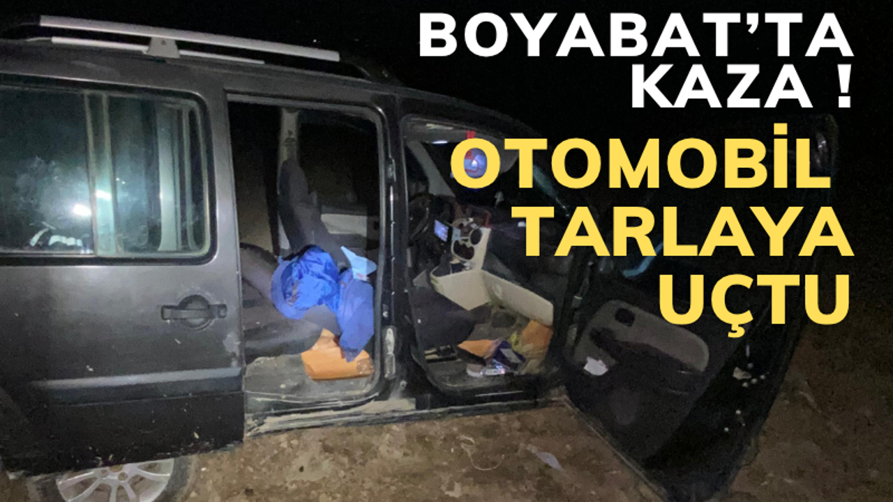 Kuzveren Köyü civarında meydana gelen tek taraflı kazada bir kişi yaralandı.
