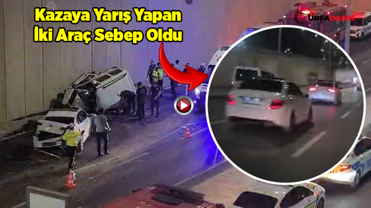 Şanlıurfa'da yaşanan ölümcül kazanın görüntüleri kaydedildi.