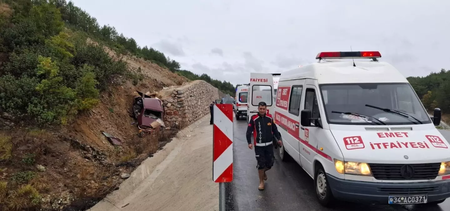 Emet'te Trafik Kazasında 1 Kişi Hayatını Kaybetti, 1 Kişi Yaralandı.