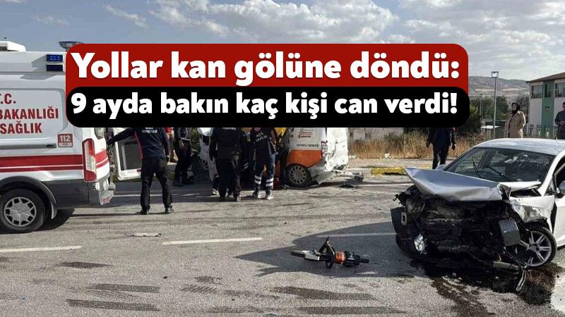 Kocaeli'de trafik kazalarında 9 ayda kaç kişinin hayatını kaybettiği belirlendi.