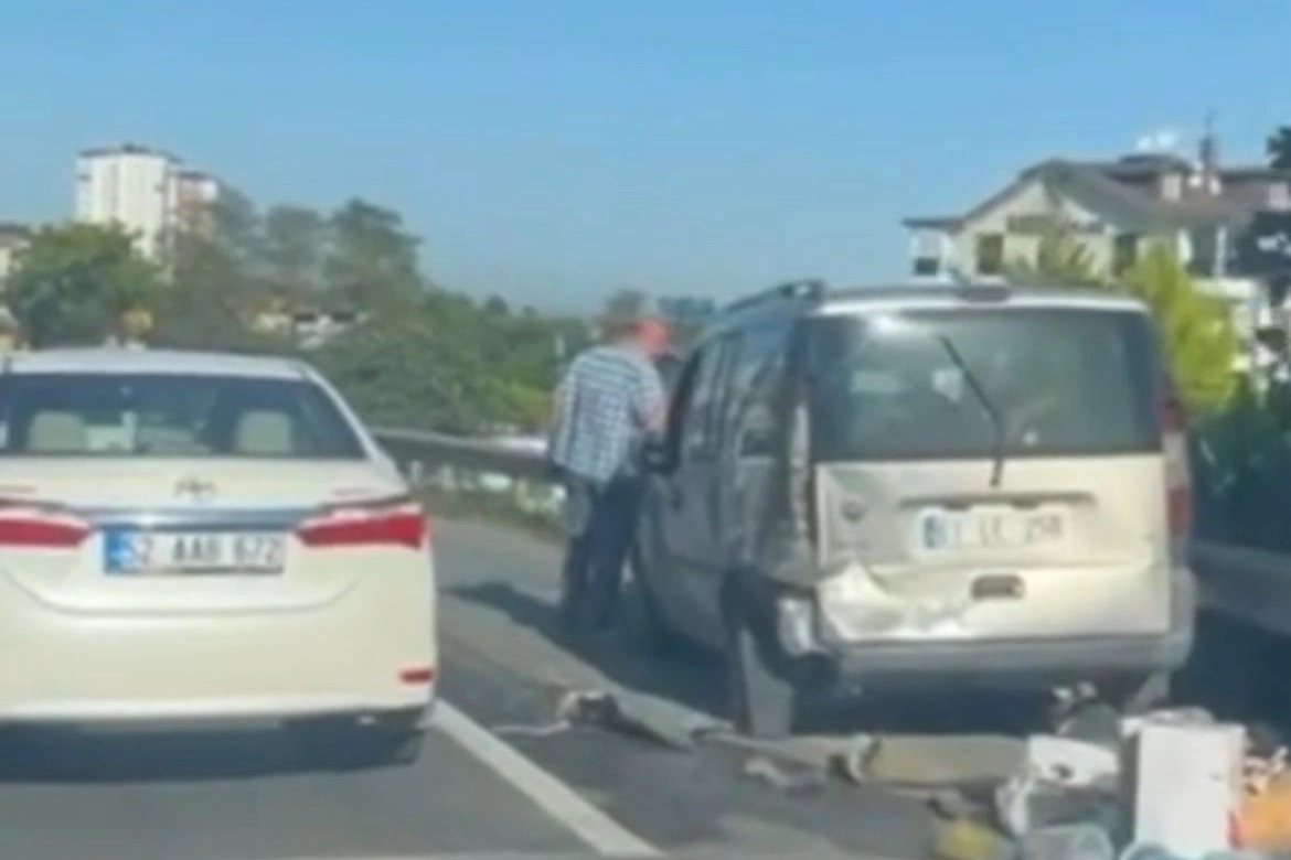 Dolunay'da Zincirleme Trafik Kazası!
