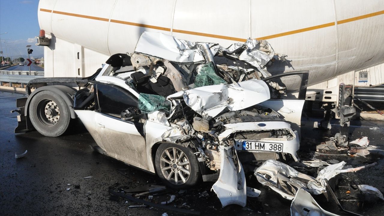 Mersin Silifke'de zincirleme kaza: 1 kişi yaralı