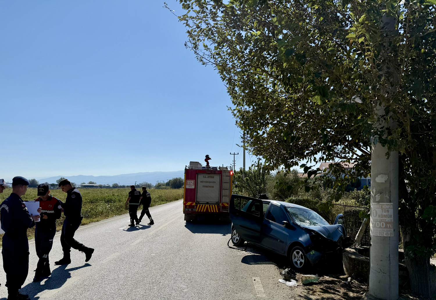 Germencik'te meydana gelen trafik kazasında 1 kişi hayatını kaybetti.