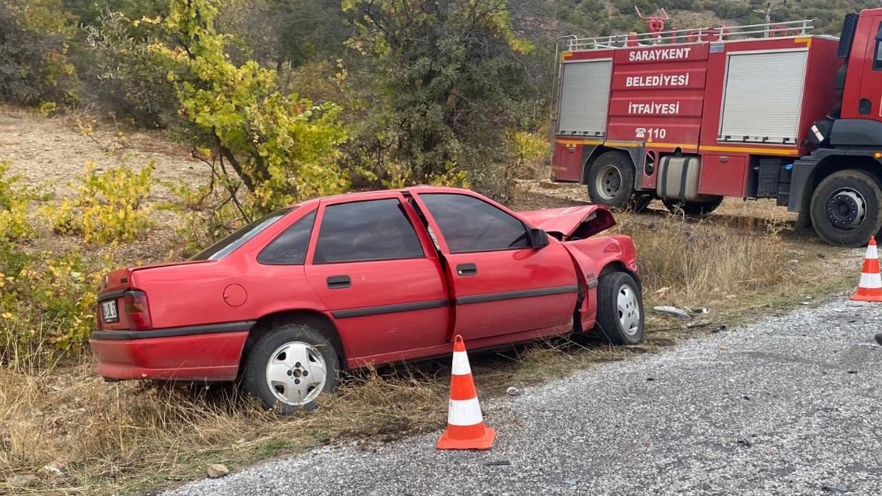 Yozgat'ta meydana gelen son trafik kazasında 1 kişi hayatını kaybetti, 2 kişi de yaralandı.