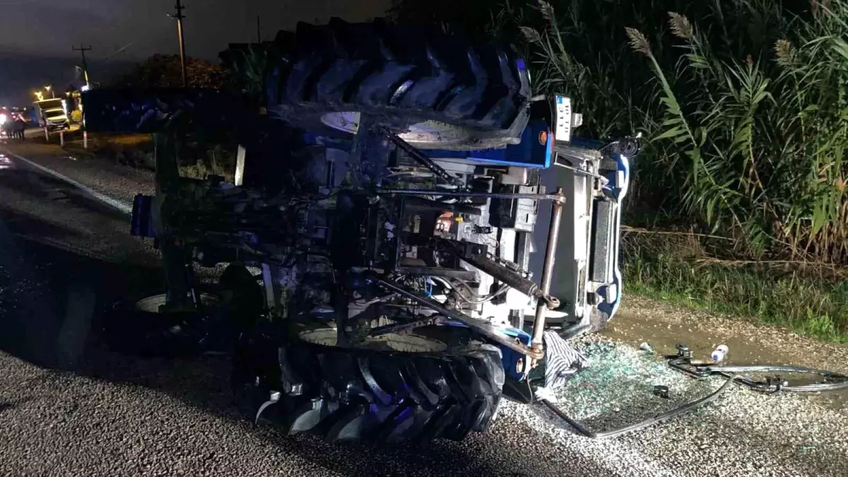 Balıkesir'de kaza: İki kişi yaralandı.