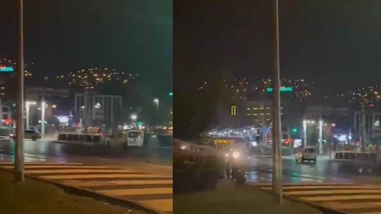 Polisin kovalamasından kaçmak için yönü değiştirdi.