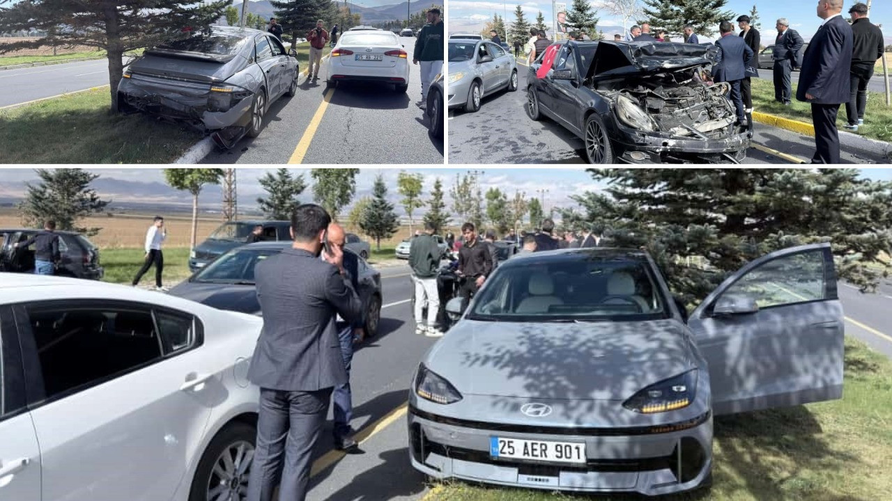 Anahtar Parti konvoyu kaza yaptı.