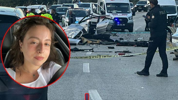Ankara'da travma verici kaza! Gamze isimli üniversite öğrencisi araç kazasında hayatını kaybetti.