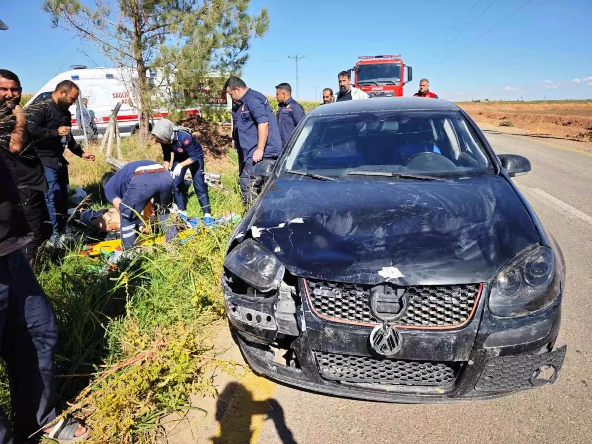 Mardin'de trafik kazasında bir kişi yaralandı.