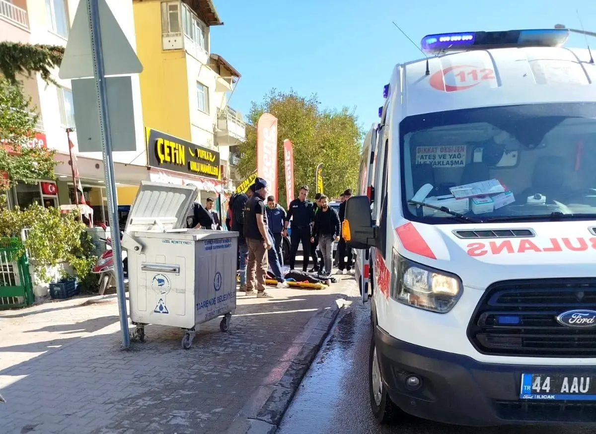 Darende'de trafik kazasında bir kişi yaralandı.