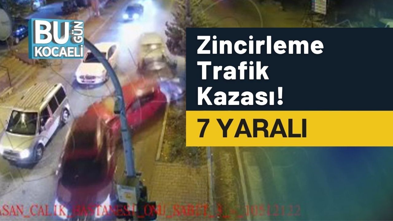 Zincirleme Kaza Sonucu 7 Kişi Yaralandı