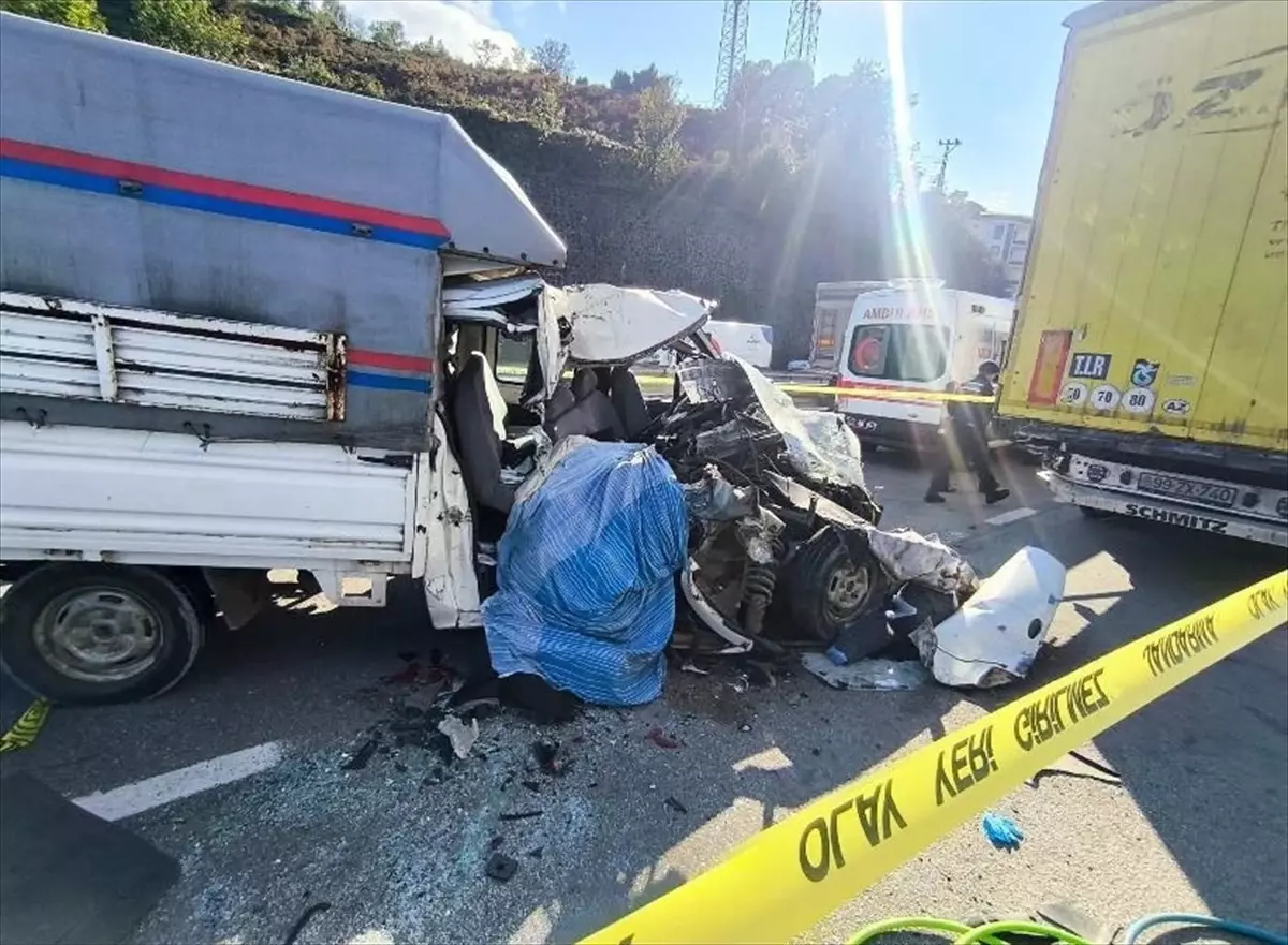 Giresun'da Kaza Sonucu Bir Kişi Hayatını Kaybetti, Bir Kişi Yaralandı.
