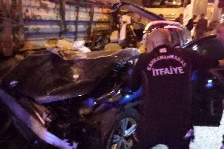 Tünelde kaza: 1 ölü, 4 yaralı.