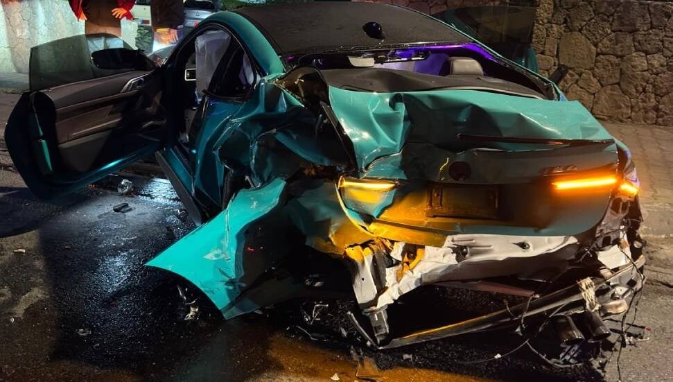 Alkol etkisinde olan 1 sürücü ve 3 sürücüye yasal işlem Lapta'da zincirleme trafik kazasında!