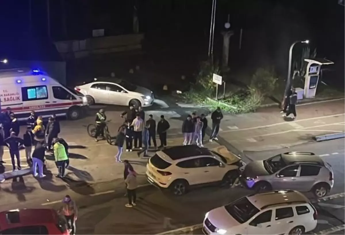 Ünye'de Kaza Sonucu 6 Kişi Yaralandı.