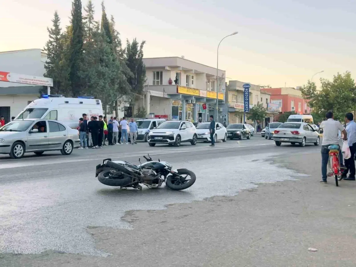 Ceylanpınar'da kaza meydana geldi, bir kişi yaralandı