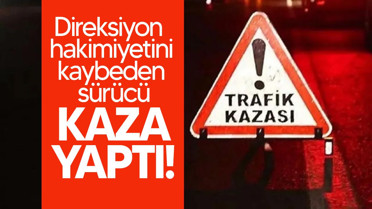 Ercan-İskele yolu kaza haberi