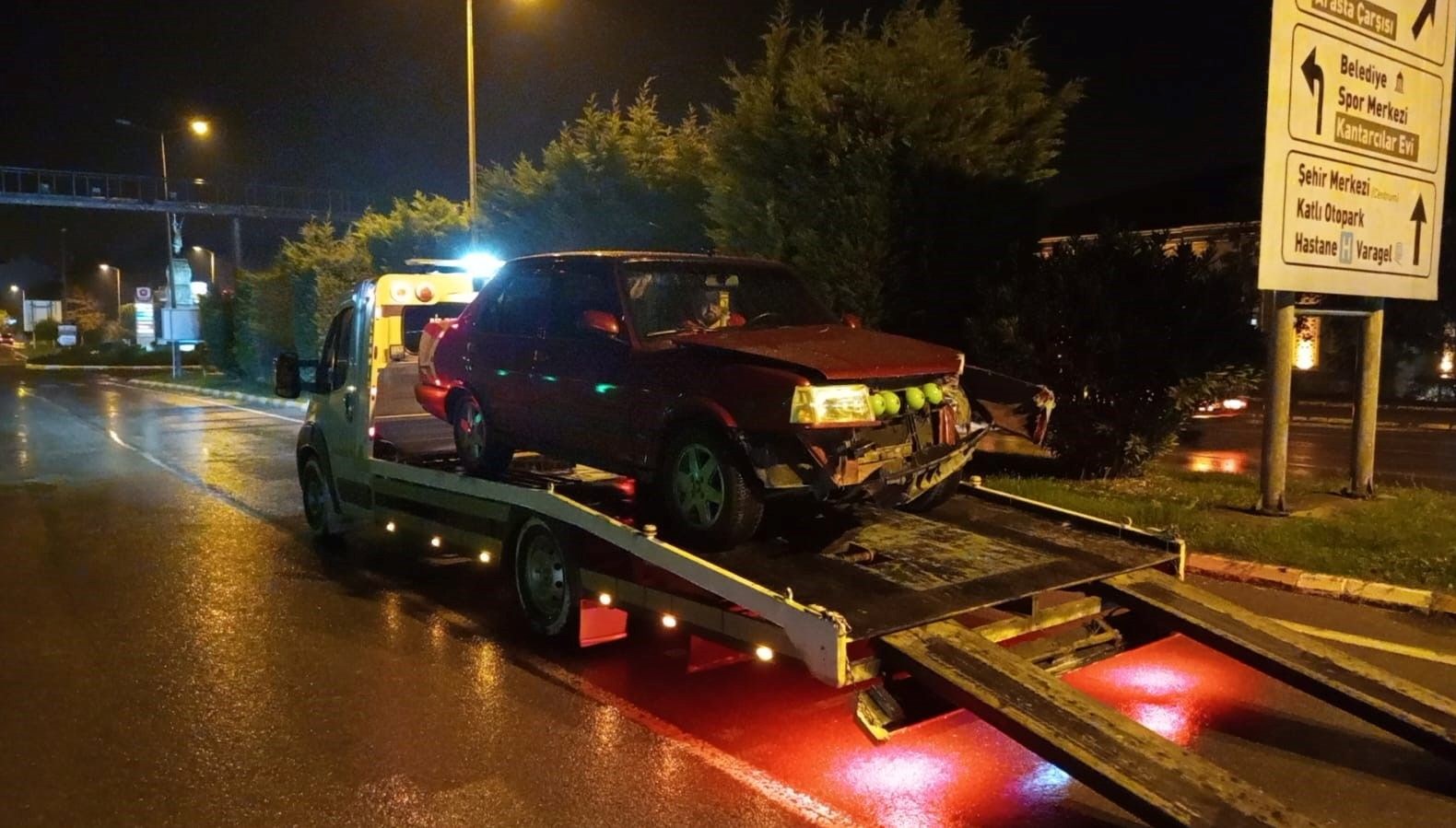 Çaycuma'da meydana gelen trafik kazası