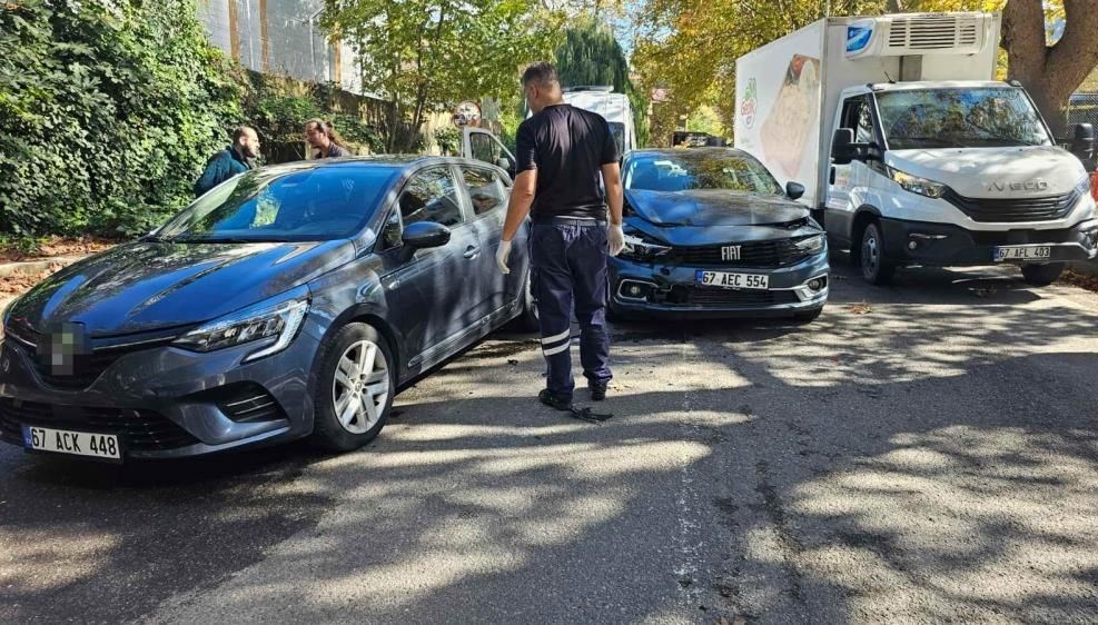 Zonguldak'ta trafik kazasında sürücü yaralandı.