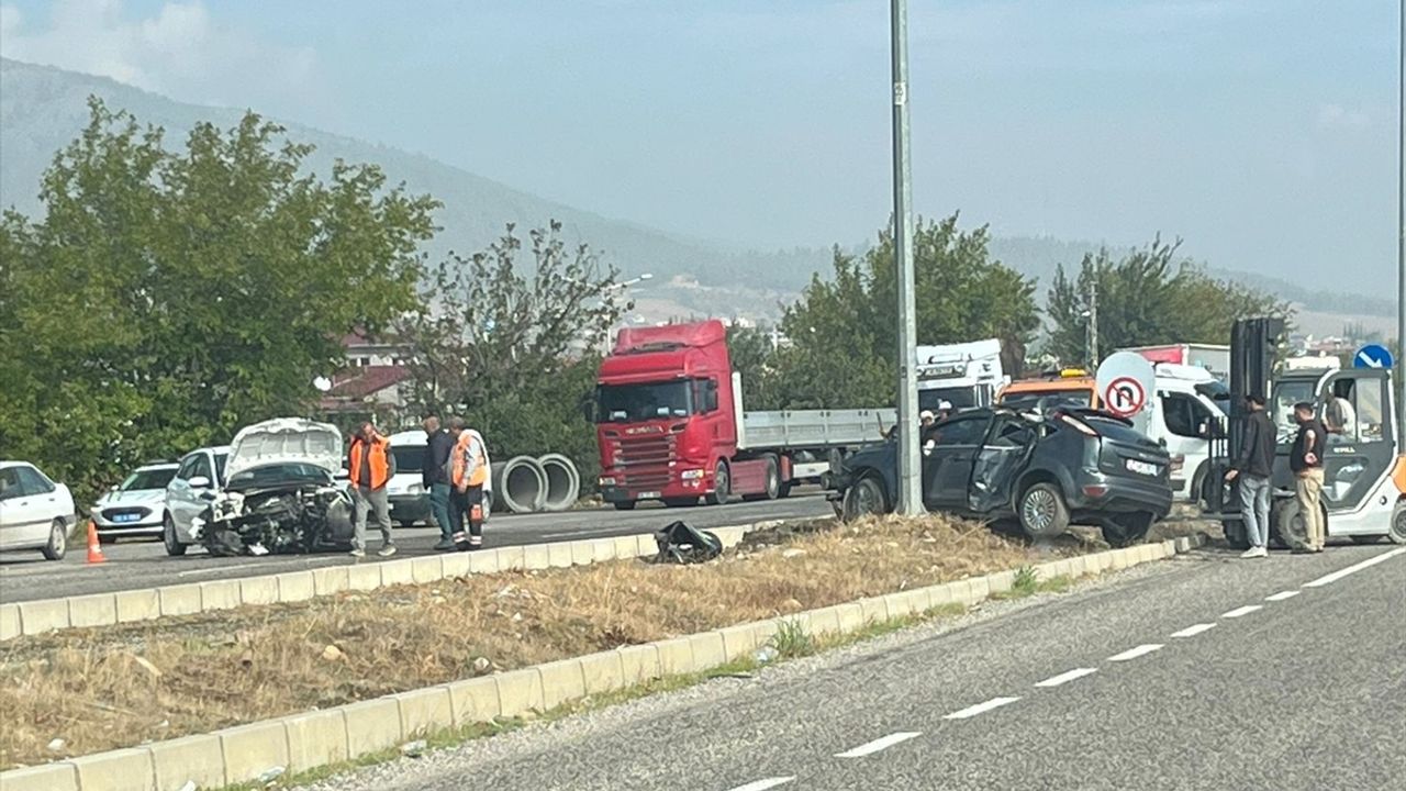Kahramanmaraş'ta meydana gelen trafik kazaları