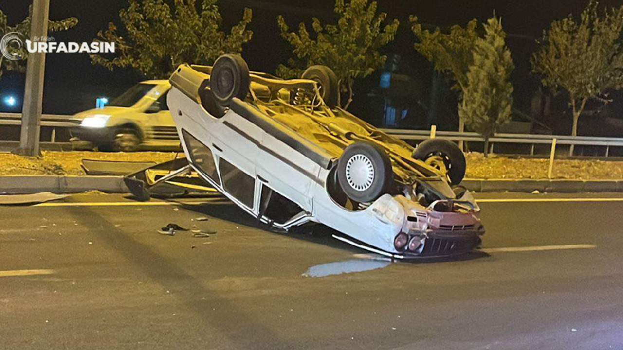 Birecik TOKİ Yolu'nda Kaza: 1 Kişi Yaralı