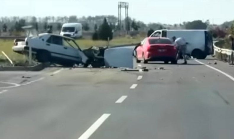 Kırklareli'nde trafik kazasında 4 kişi yaralandı.