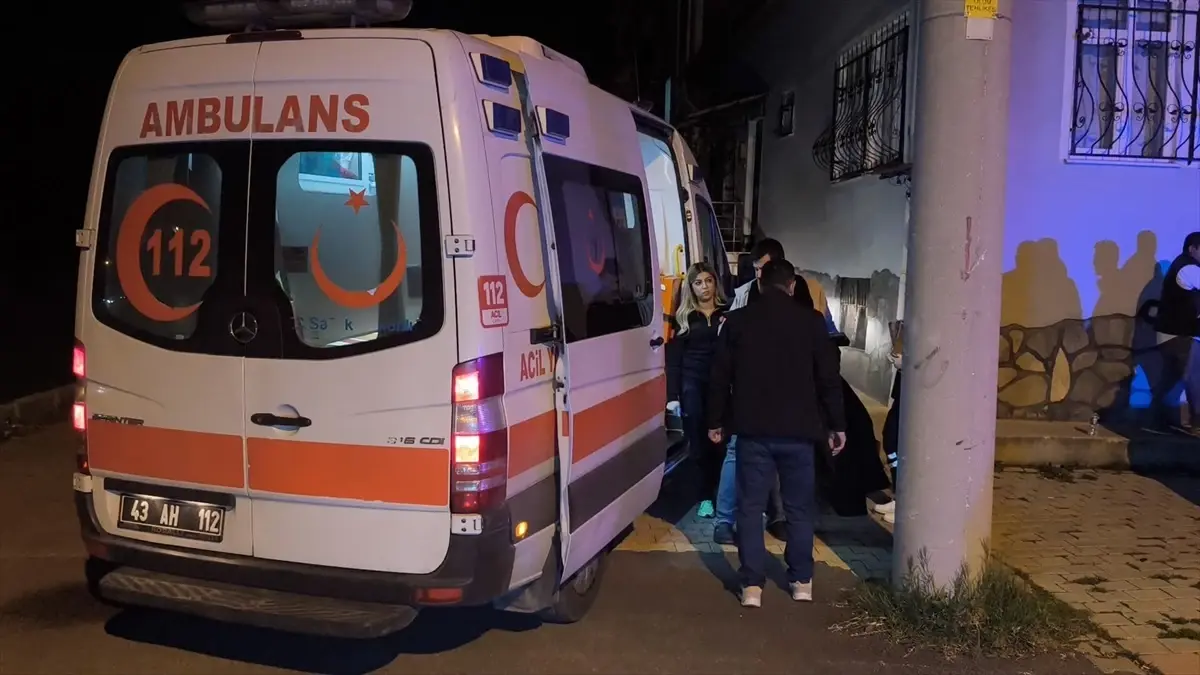 Kütahya'da trafik olayında 1 kişi yaralandı.