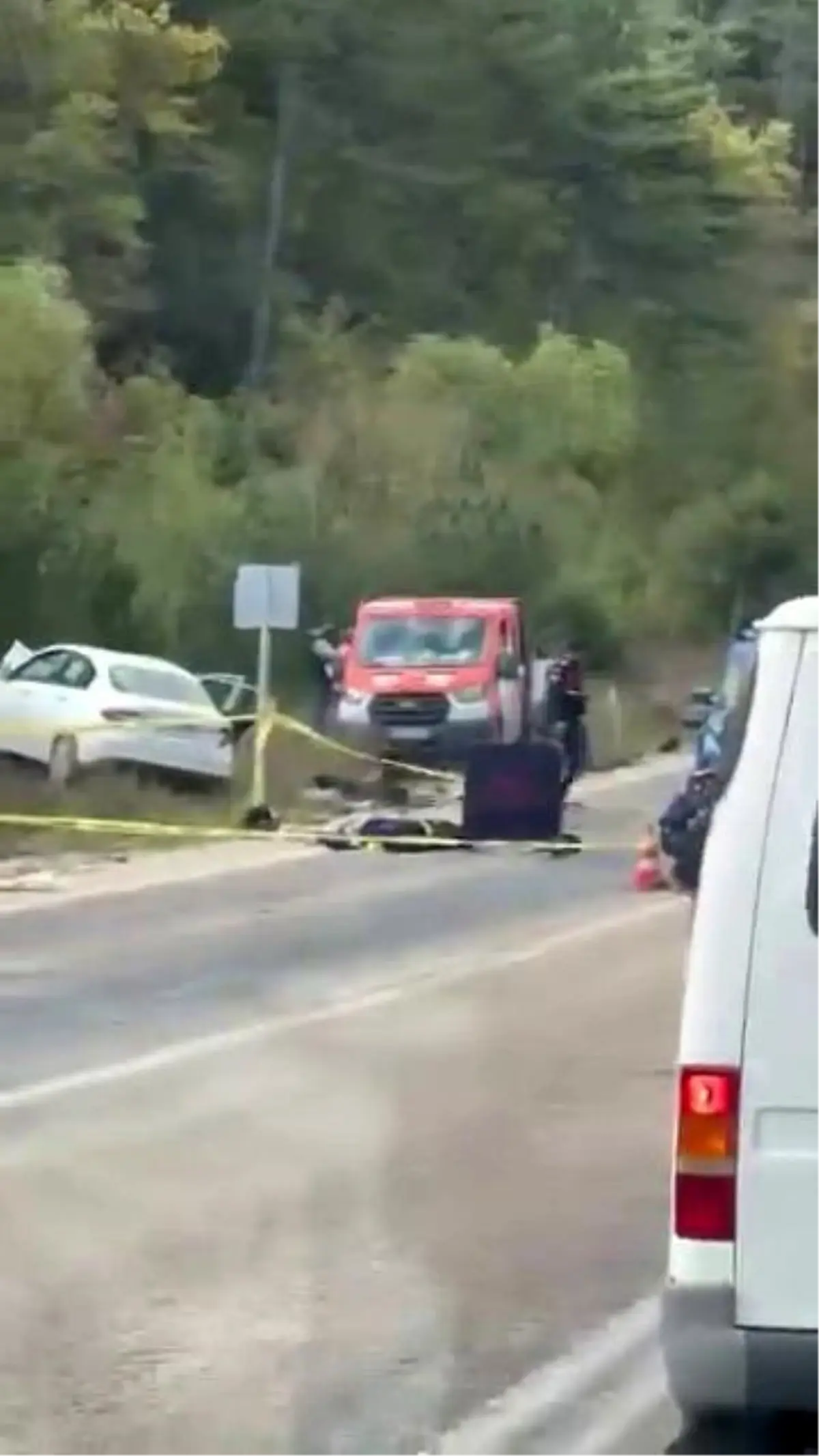 Bursa'da Korkunç Kaza: Motosikletçi Öldü.
