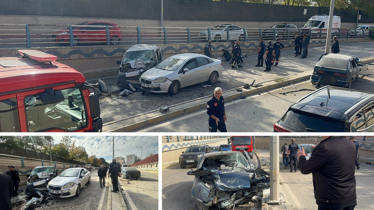 Zincirleme kaza sonucu 1 kişi öldü.