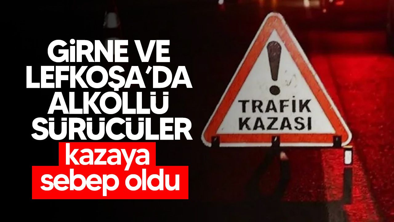 Girne ve Lefkoşa'da üç farklı trafik kazası meydana geldi!