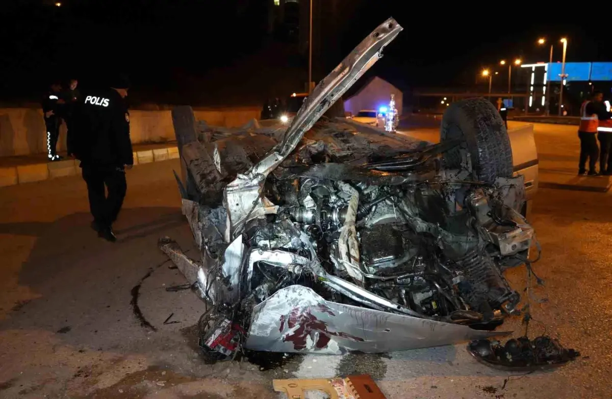 Kırıkkale'de Trafik Kazasında 1 Kişi Ağır Yaralandı