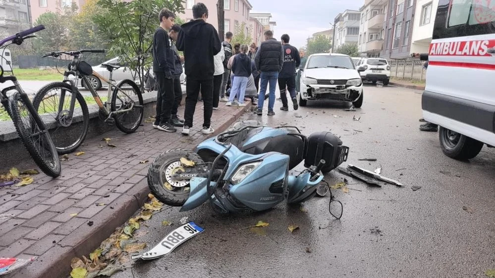 Bursa'da kaza meydana geldi, 1 kişi yaralı.