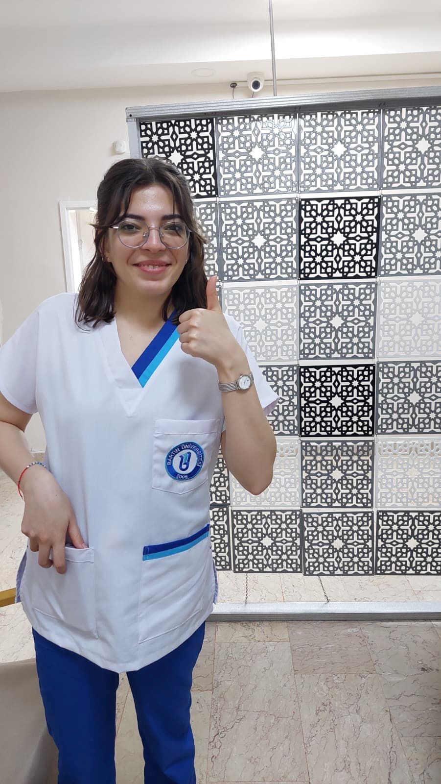 Edanur'un okuldaki anısı yaşatıldı.