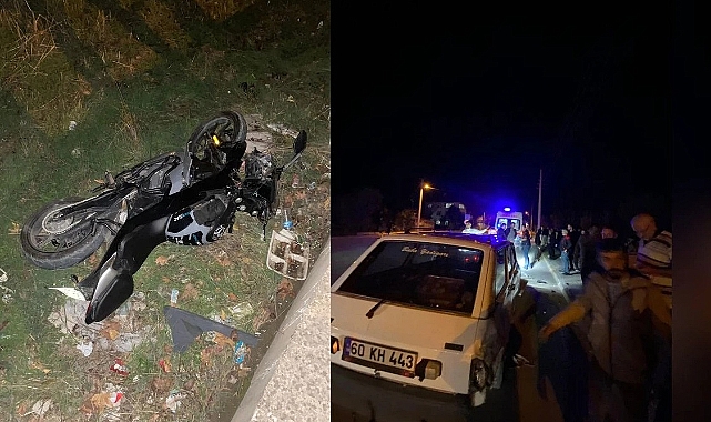 Erbaa Otogar Kavşağında Trafik Kazası: 2 Kişi Yaralandı
