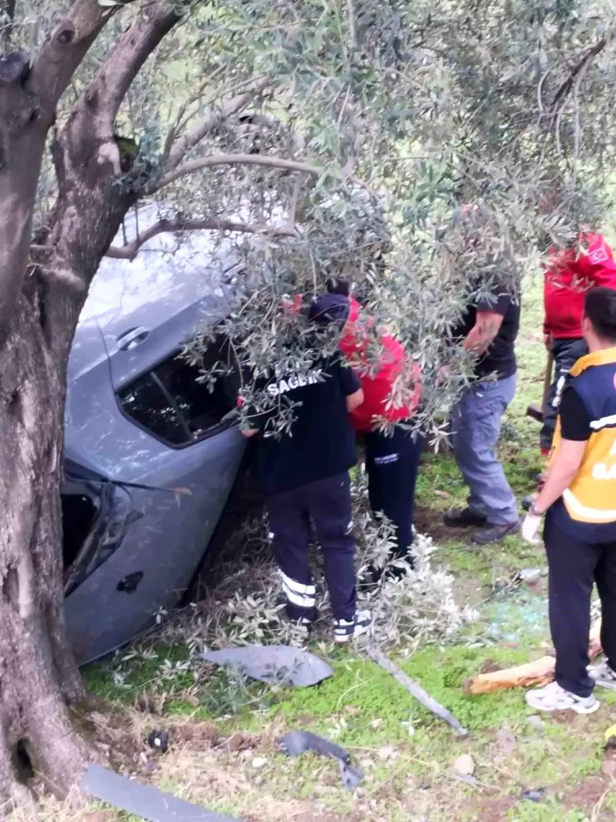 Trafik Kazası Havran'da: 2 İnsan Yaralandı