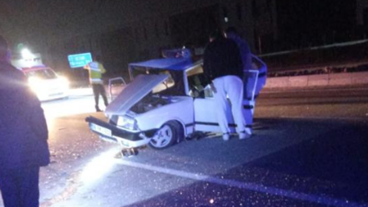 Akyurt'ta kaza: 2 kişi yaralı durumda