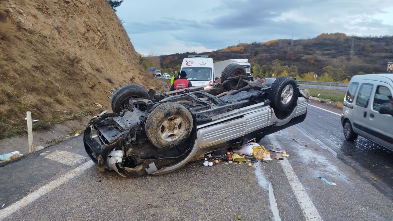Çerkeş, Çankırı'da meydana gelen trafik kazasında 1 kişi yaralandı.