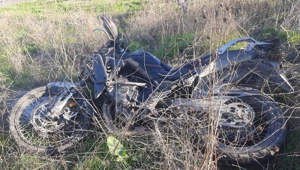 Kazada ölen genç motosiklet sürücüsü