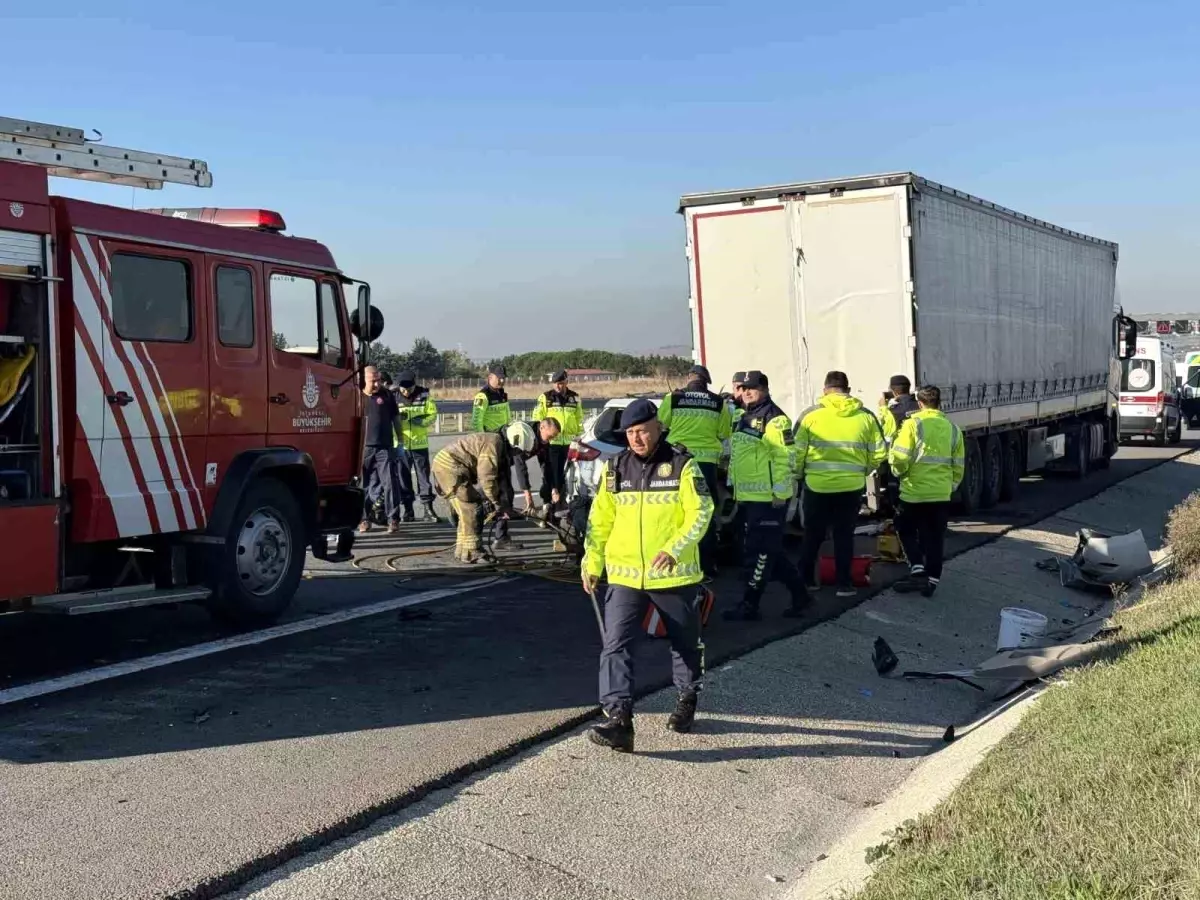 Silivri'de Bir Kişi Trafik Kazasında Hayatını Kaybetti.