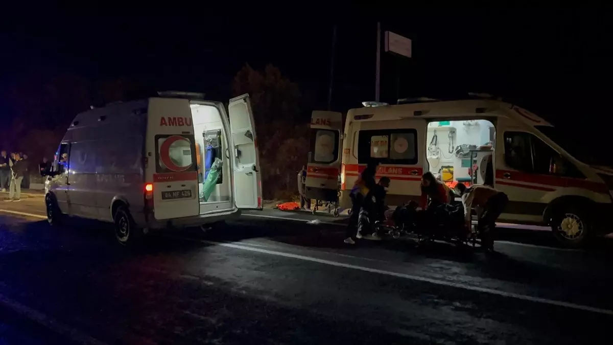 2 kişinin ölümüne sebep olan kaza Eşme'de meydana geldi.
